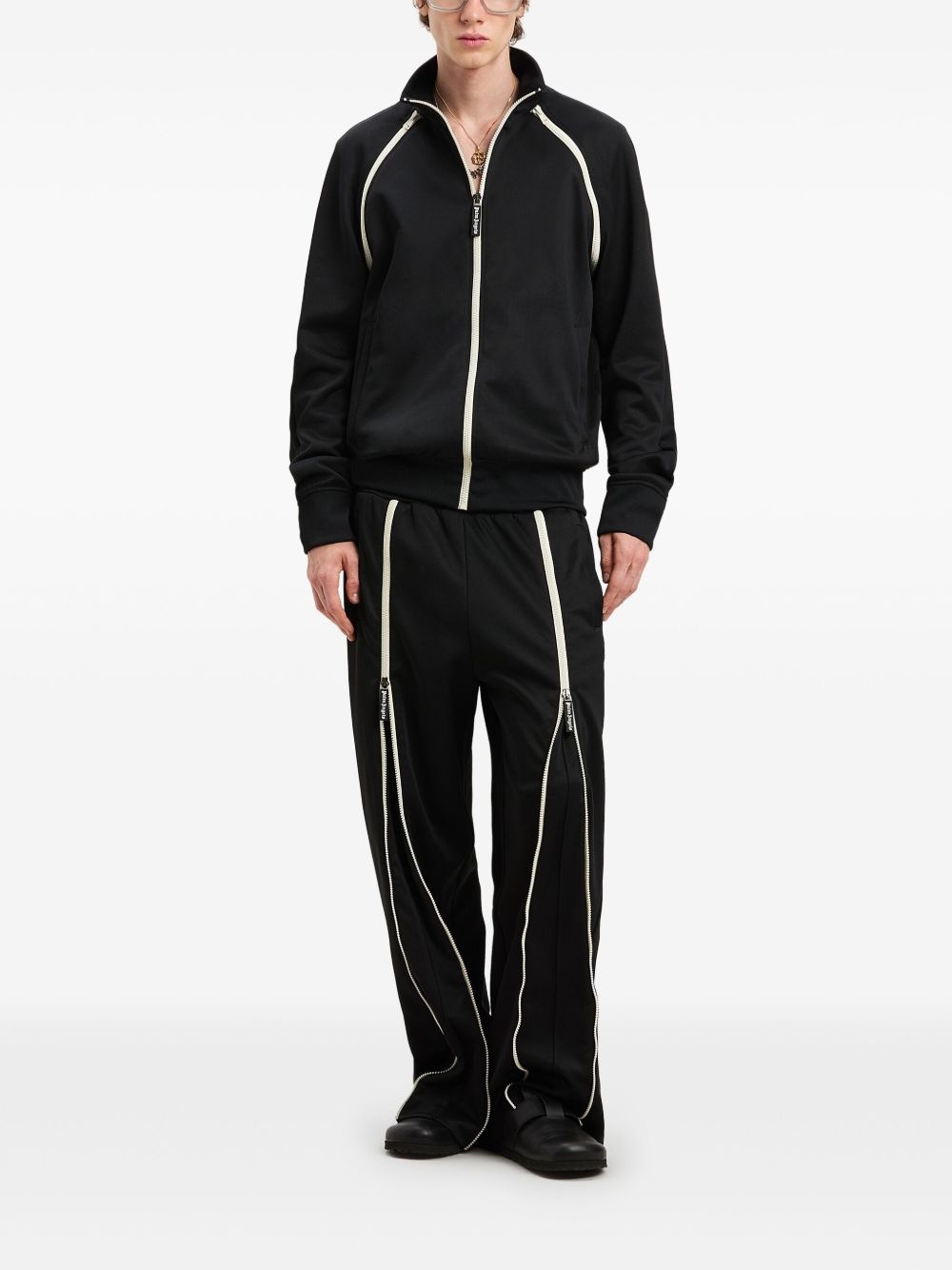 contrast-trim track jacket - 2