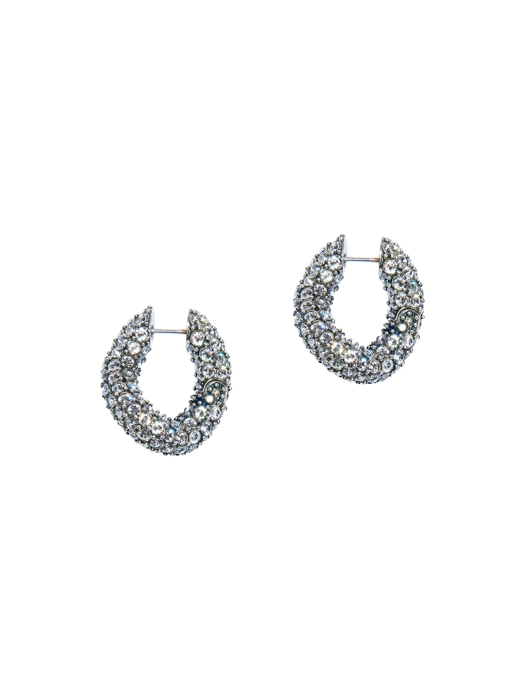 Women's Loop Earrings - Silver - 1
