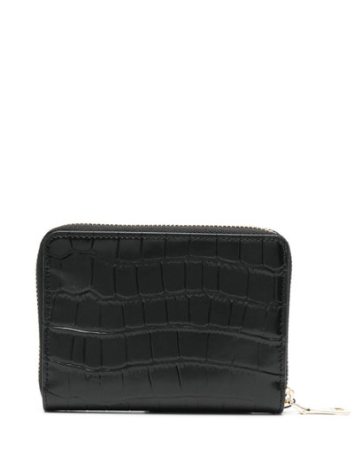 maje croc-embossed leather wallet outlook