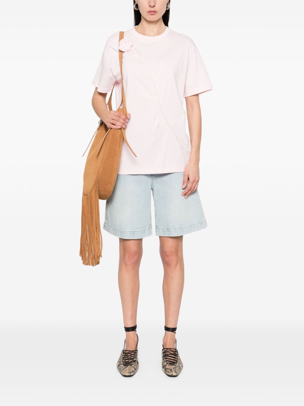 x Disney rose T-shirt - 2