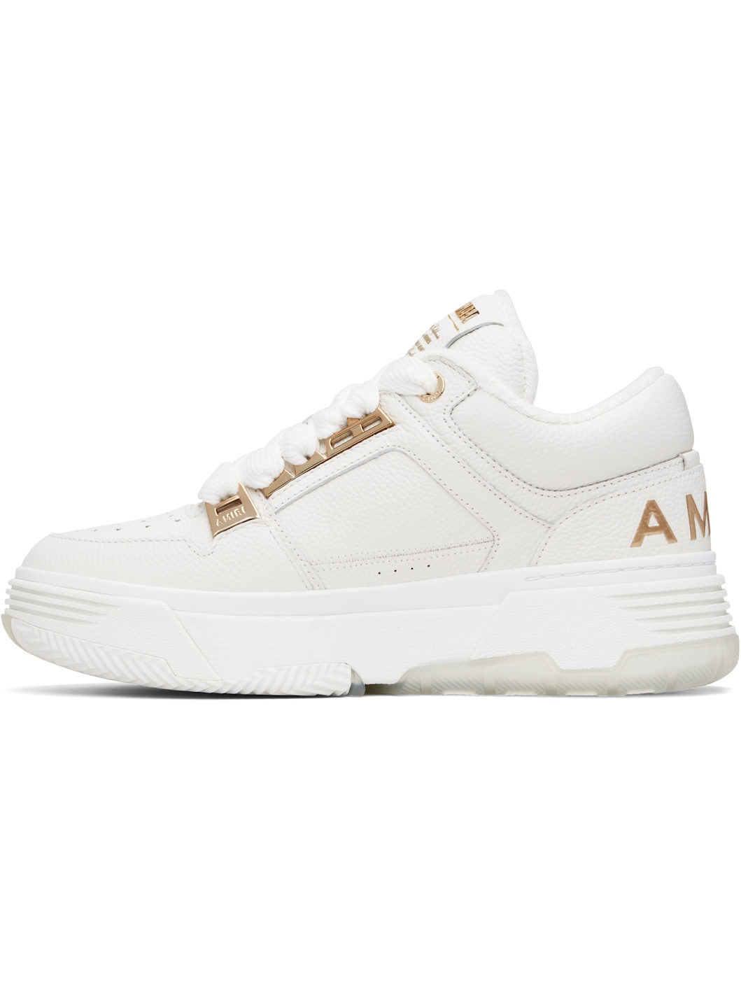 White Metallic MA-1 Sneakers - 3