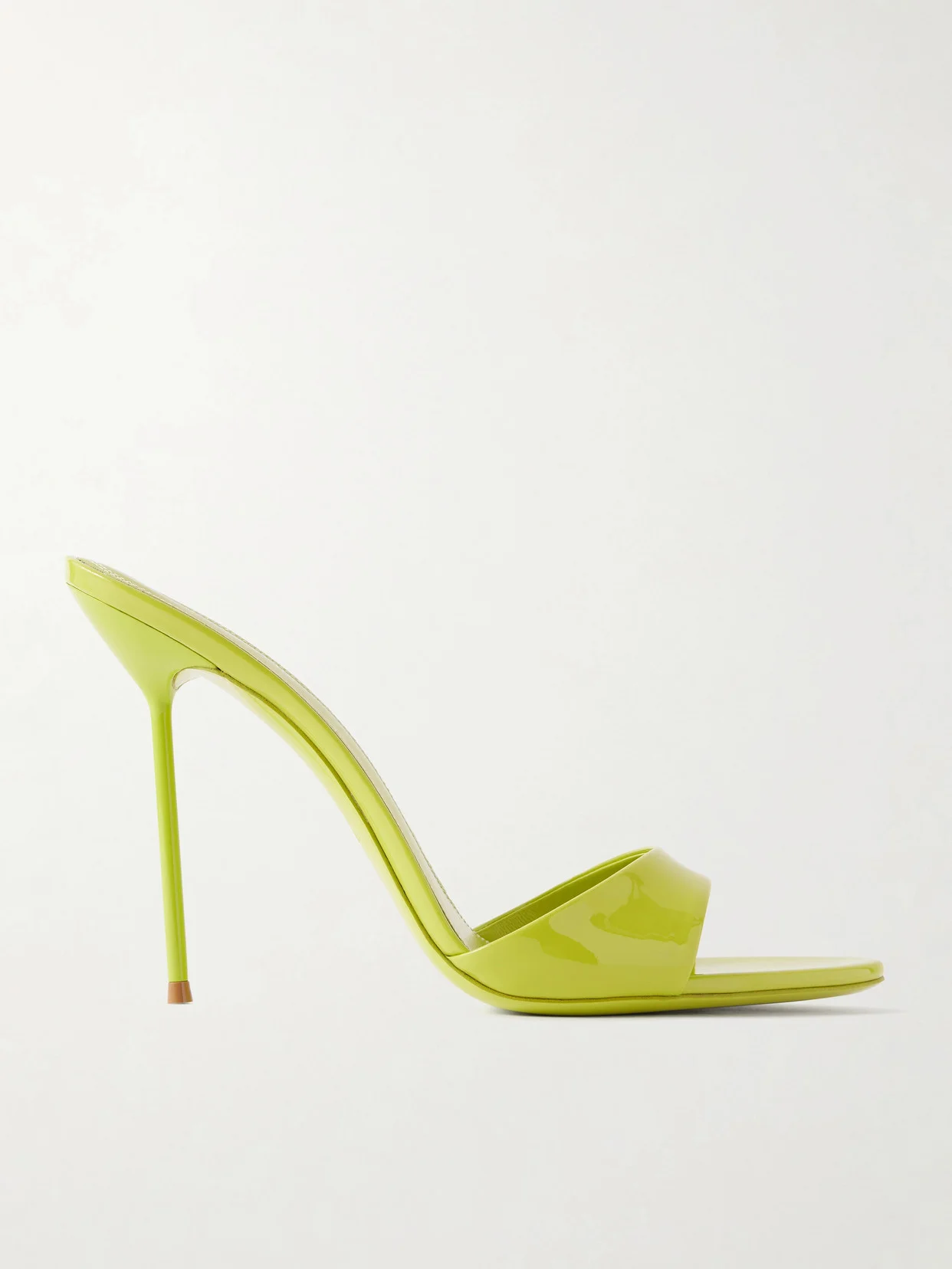 Lidia Patent-leather Mules - 1