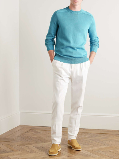 Loro Piana Cotton and Silk-Blend Sweater outlook