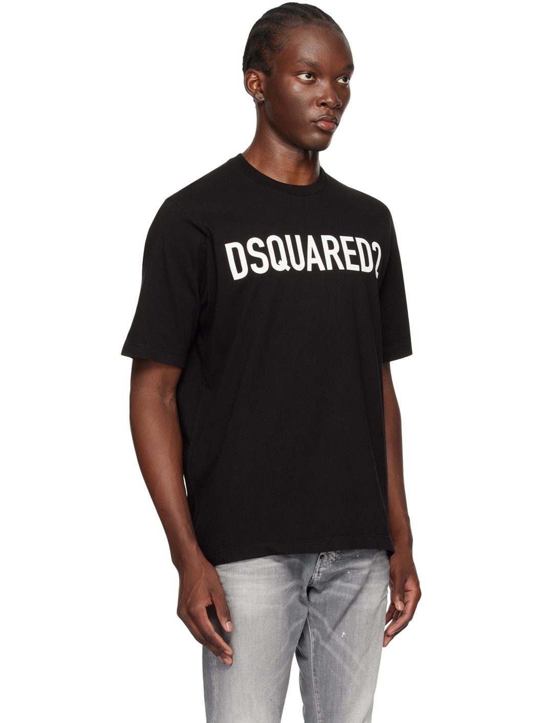 Black Loose Fit T-Shirt - 2