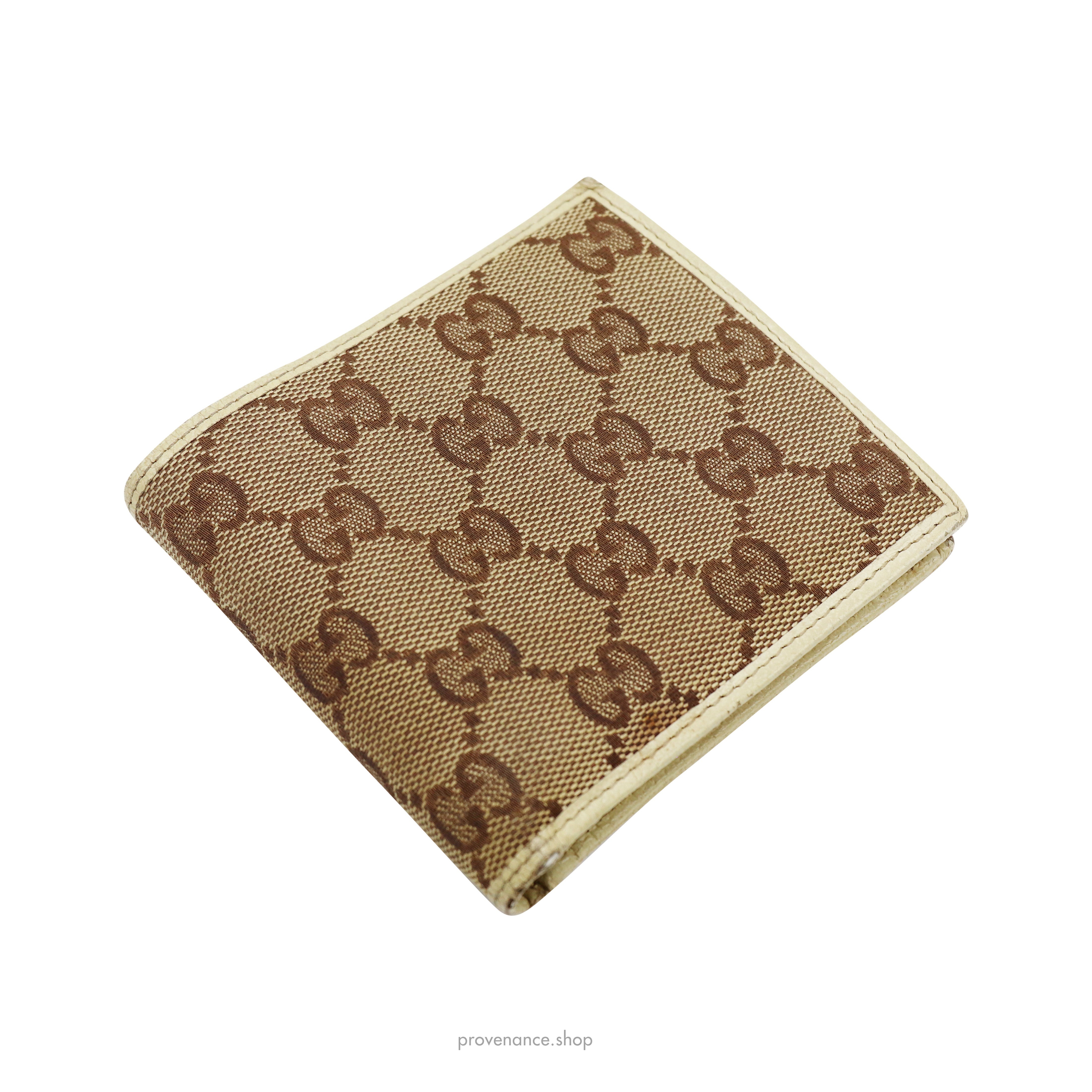 Gucci GG Canvas Bifold Wallet - Brown - 4