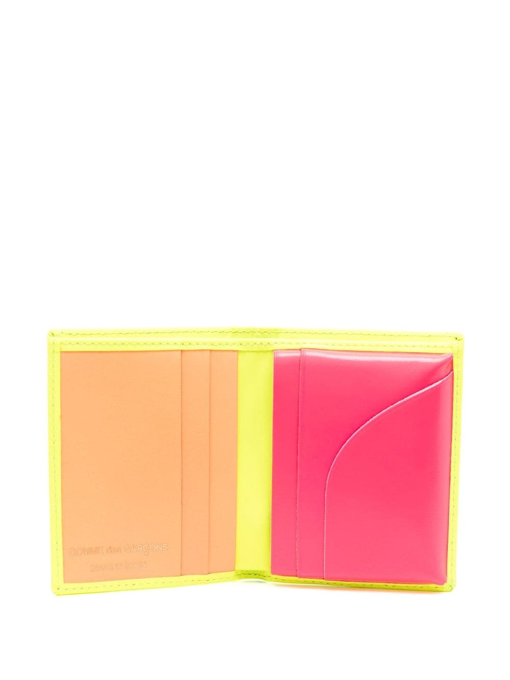 colour-block leather bi-fold wallet - 3