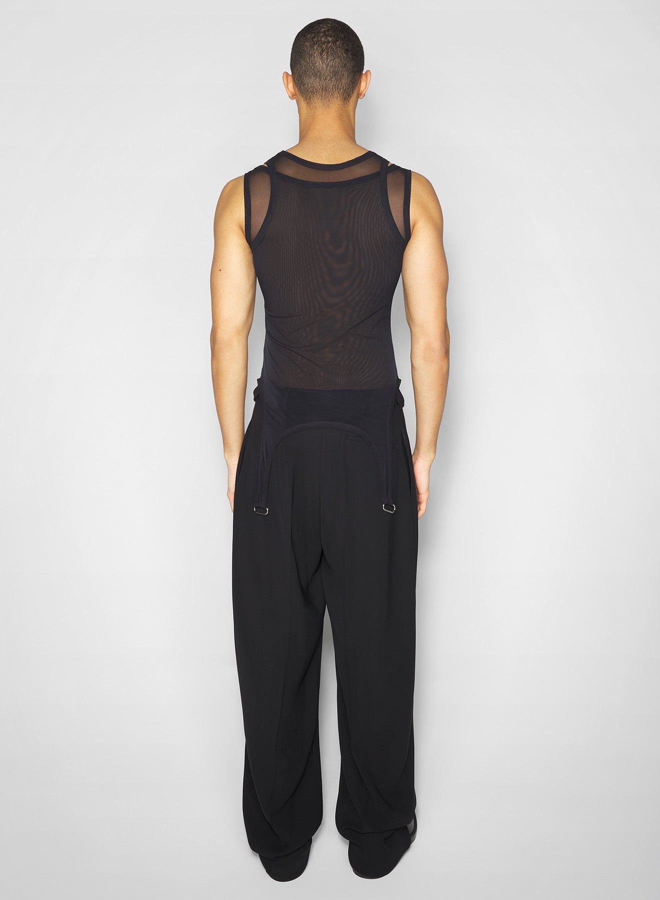 black garter tank top - 3