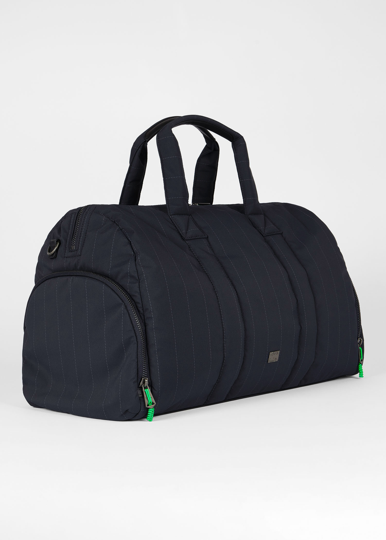 Navy Nylon Pinstripe Day Holdall - 4