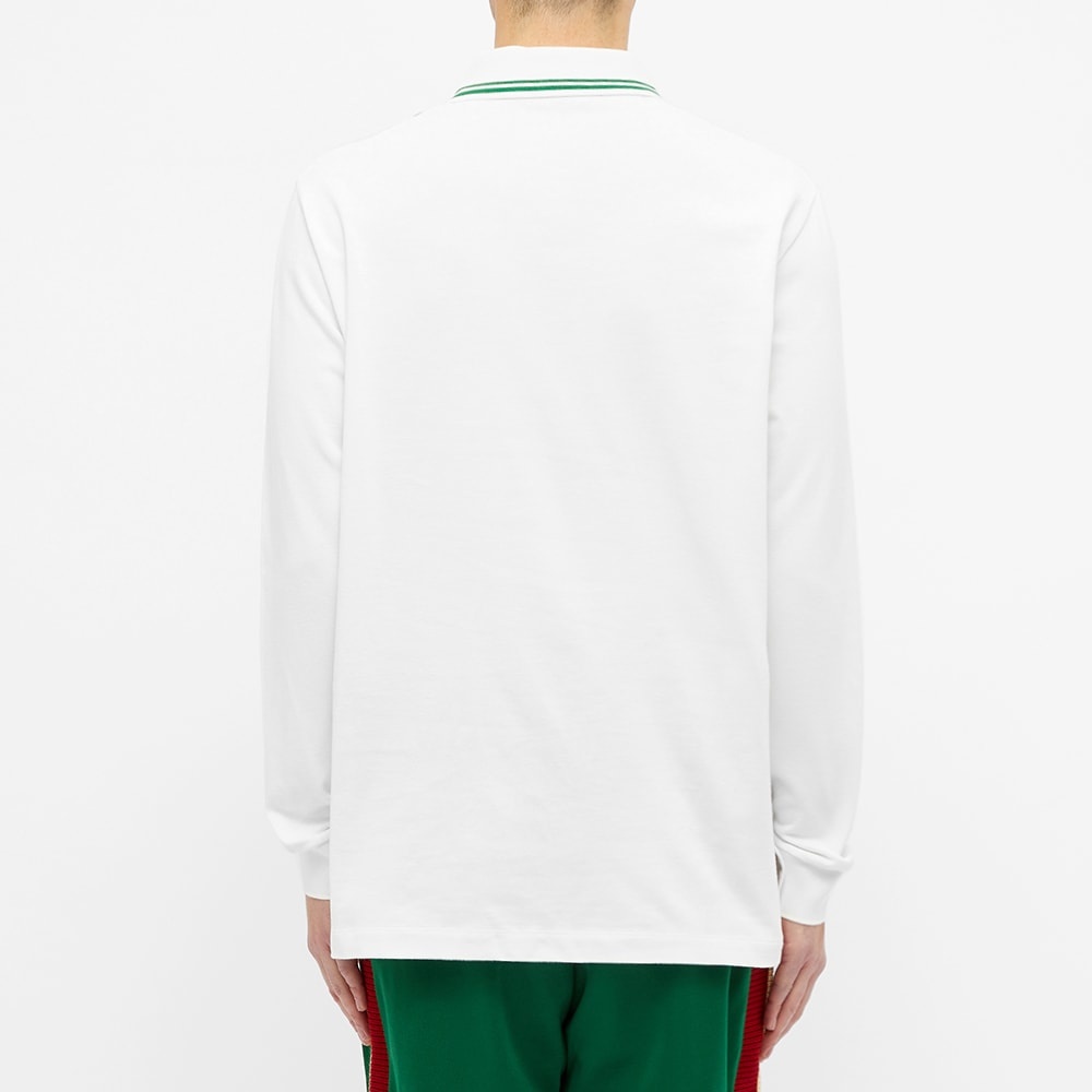 Gucci Long Sleeve Stripe Jersey Polo - 5