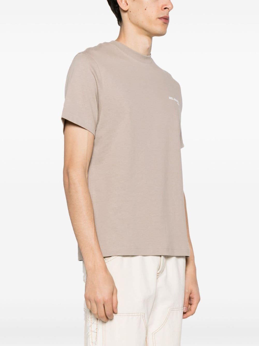 logo-print cotton T-shirt - 3