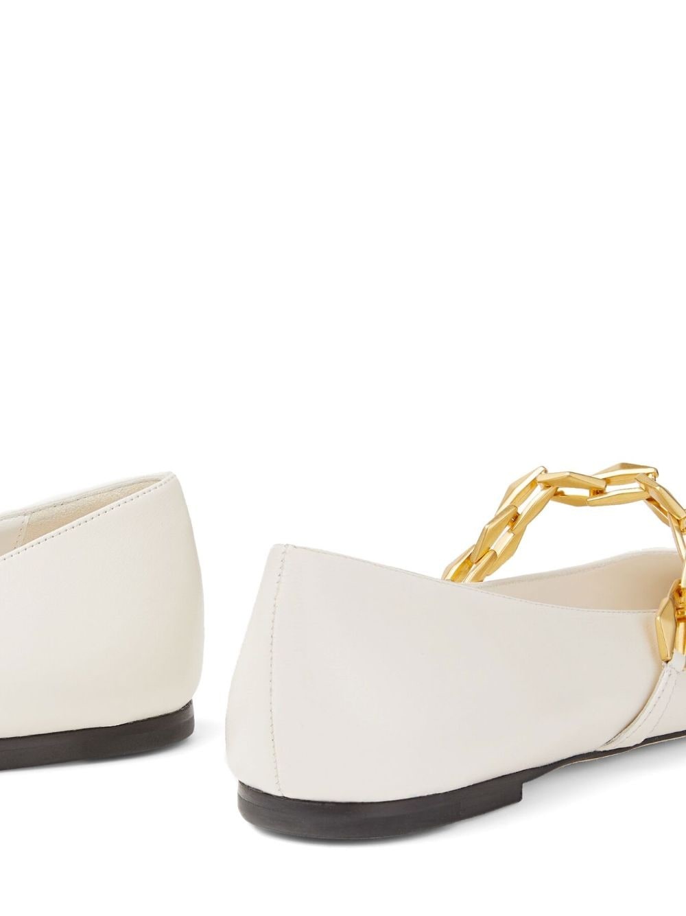 Diamond Tilda leather ballerina shoes - 5