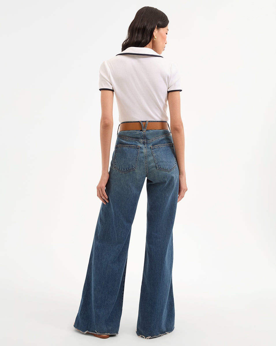 KEARNEY TEE WITH CONTRAST PIPING - 6
