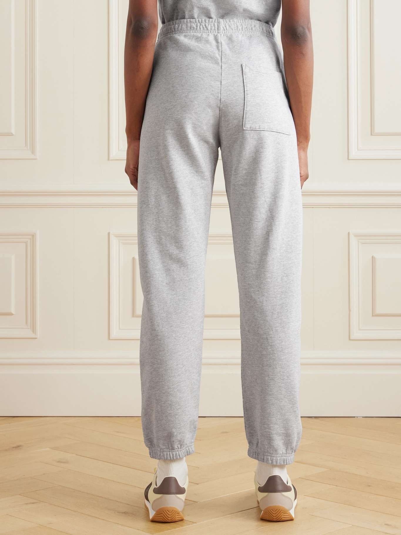 Ivy League printed cotton-blend jersey track pants Gray - 3