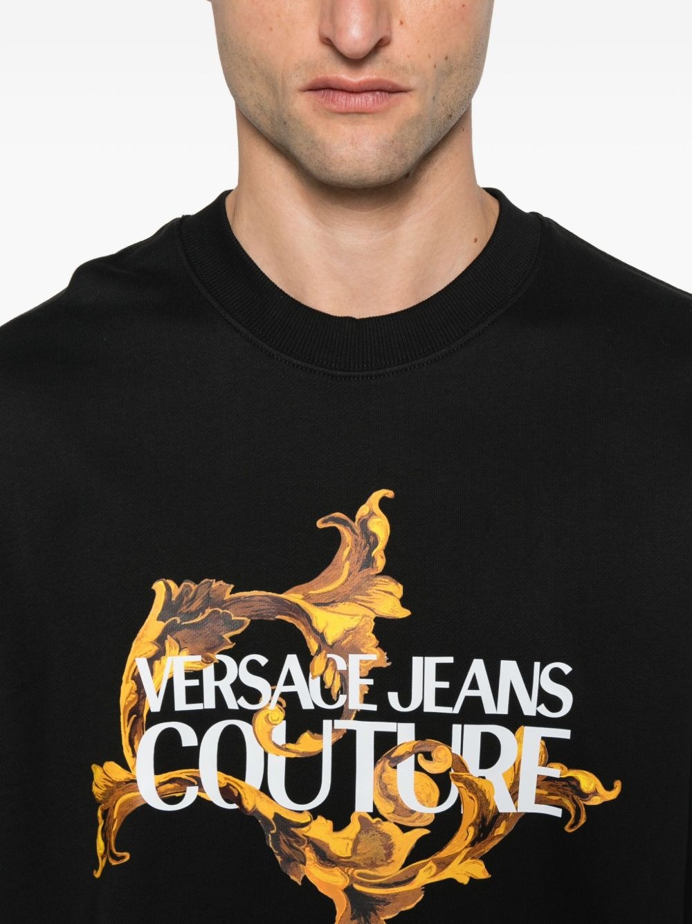 baroque-print sweatshirt - 5