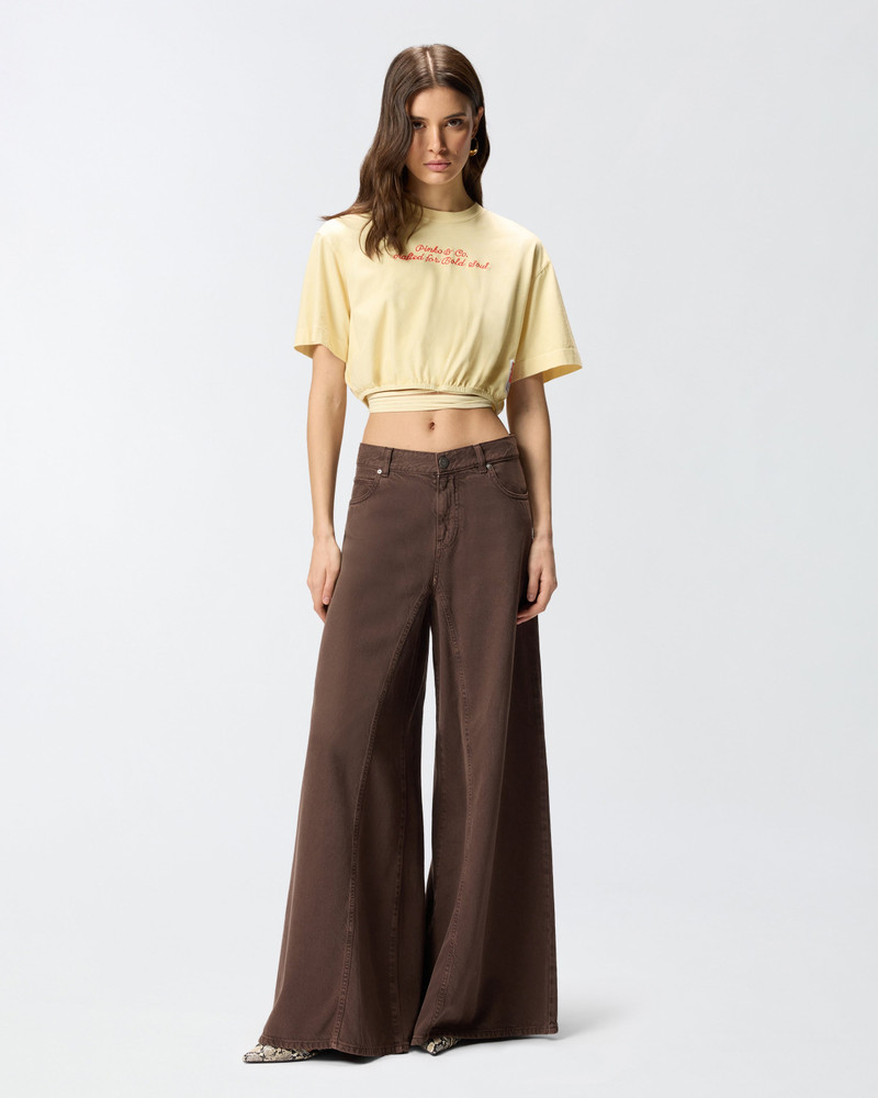 CROP TOP WITH PINKO LOGO LETTERING 4