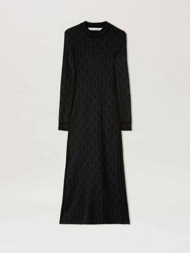 Monogram Jaquard Openback Dress 1