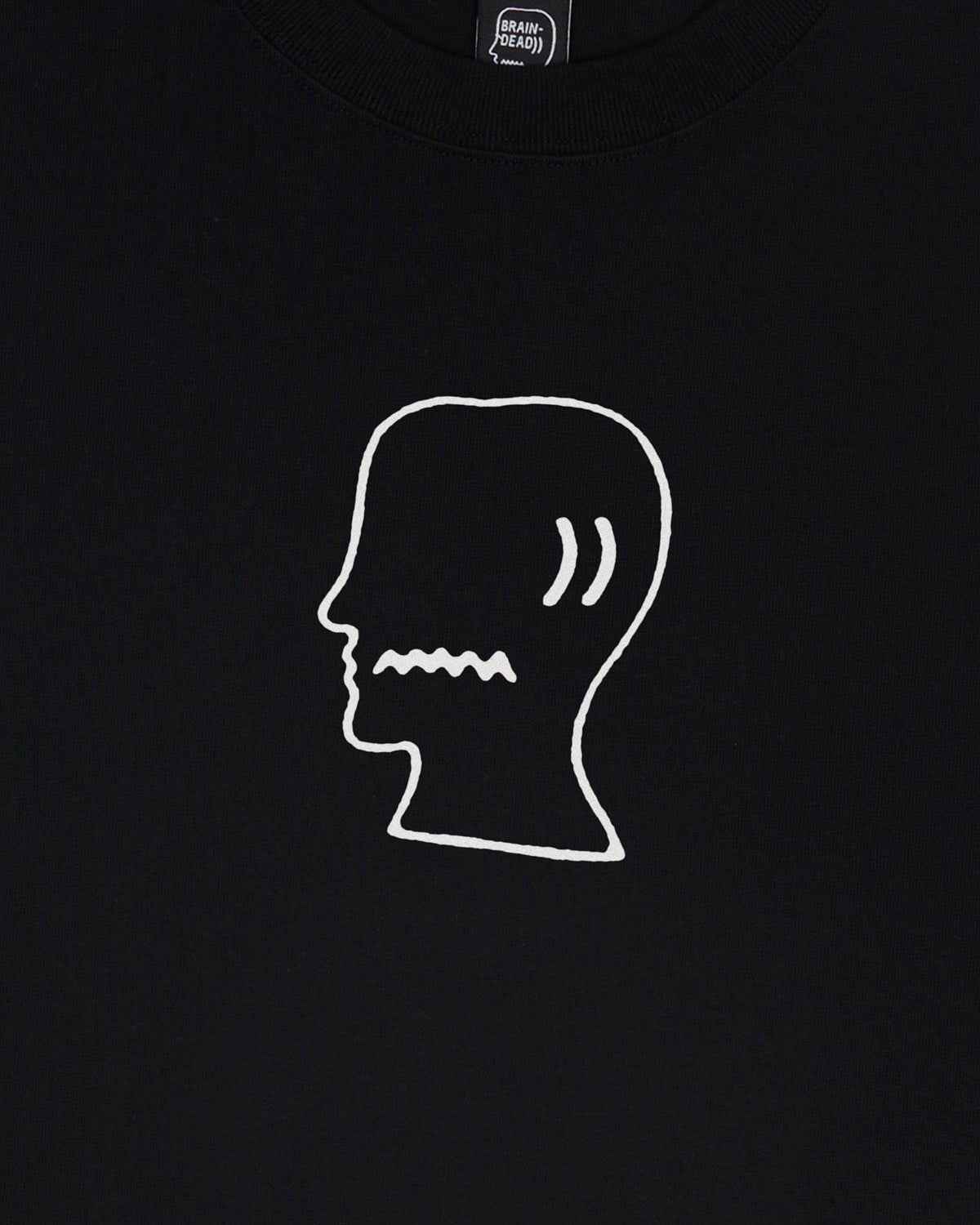 Brain Dead Logohead T-shirt - Black - 2