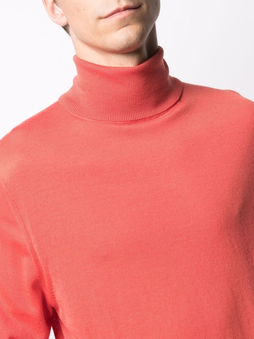 roll-neck fitted jumper - 5