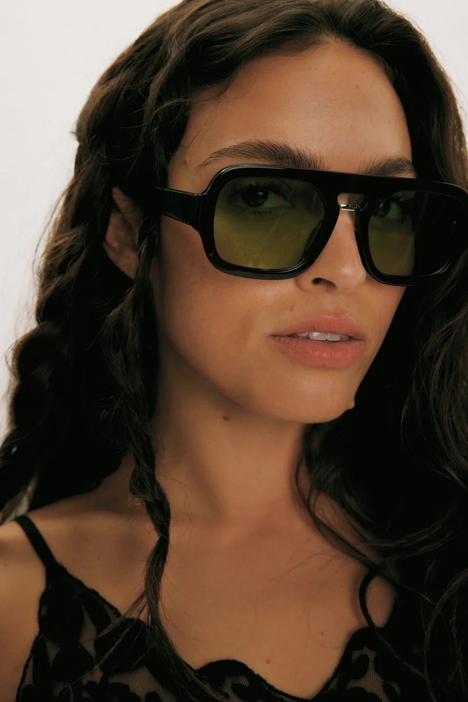 Rhiannon Modern Aviator Polarized Sunglasses - 1