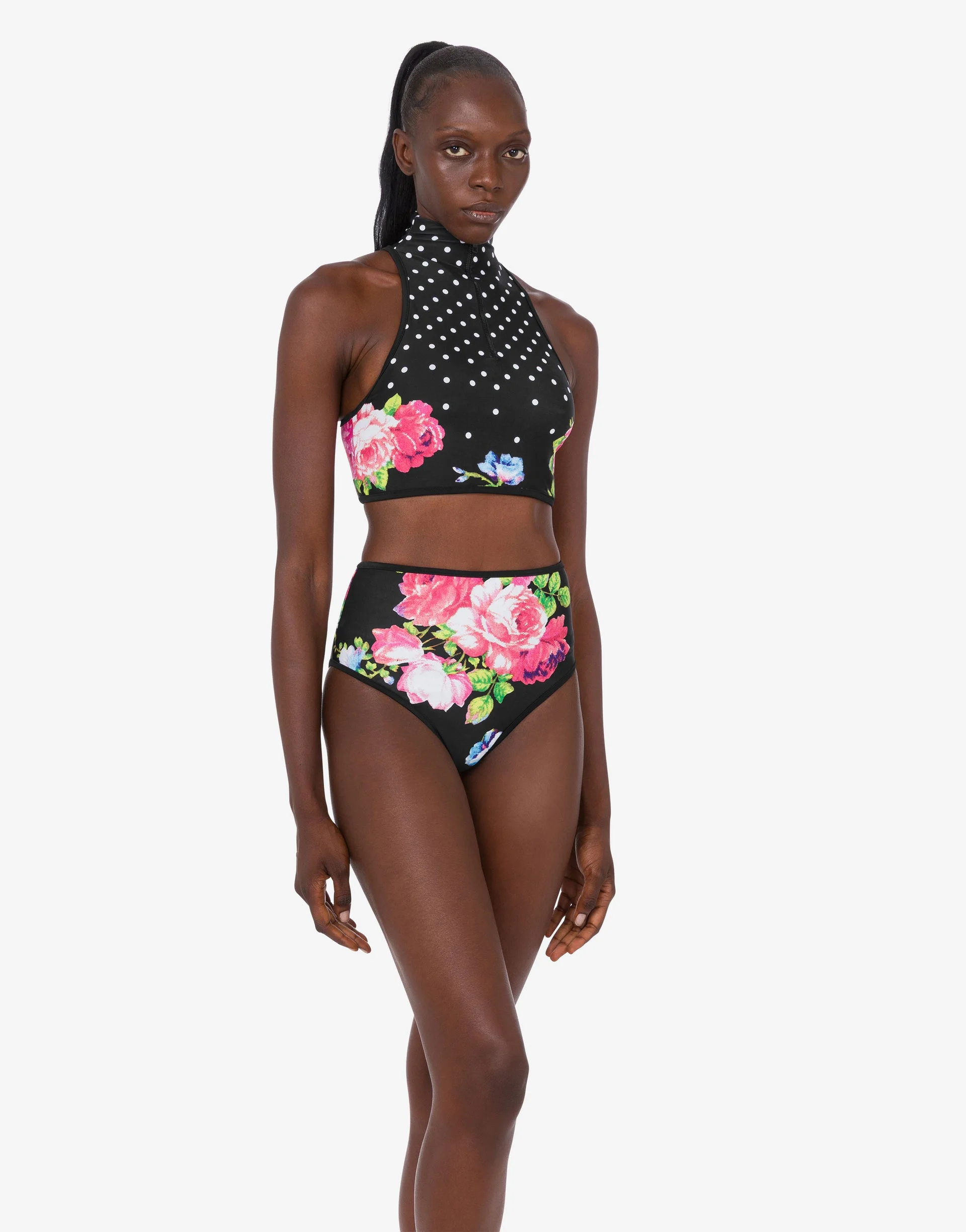 PRINTED LYCRA BIKINI - 1