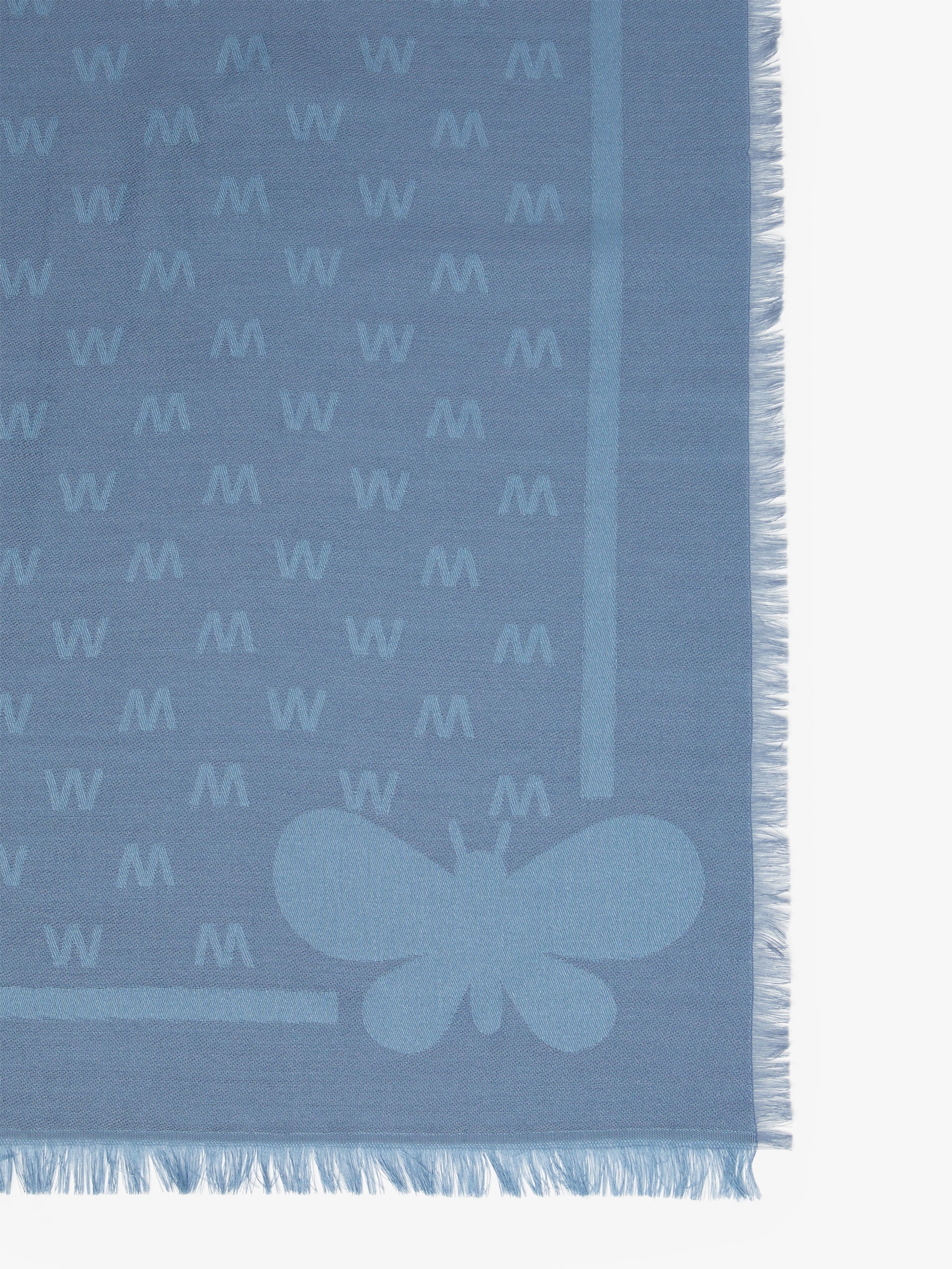 DIRE Jacquard-knit viscose and wool shawl - 2
