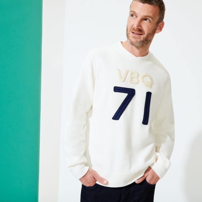 Men Crew Neck Sweater VBQ71 - 3