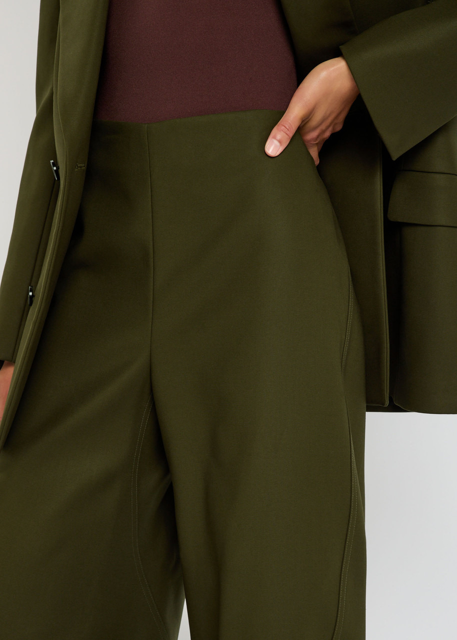 Alaïa Twisted Barrel-leg Cotton Trousers - 5