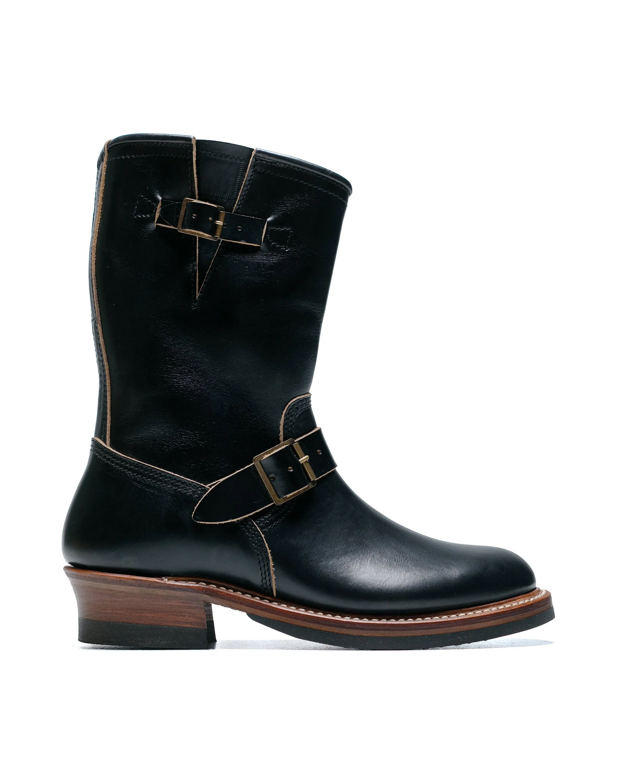 Wabash Engineer Boots Horween CXL Black - 1
