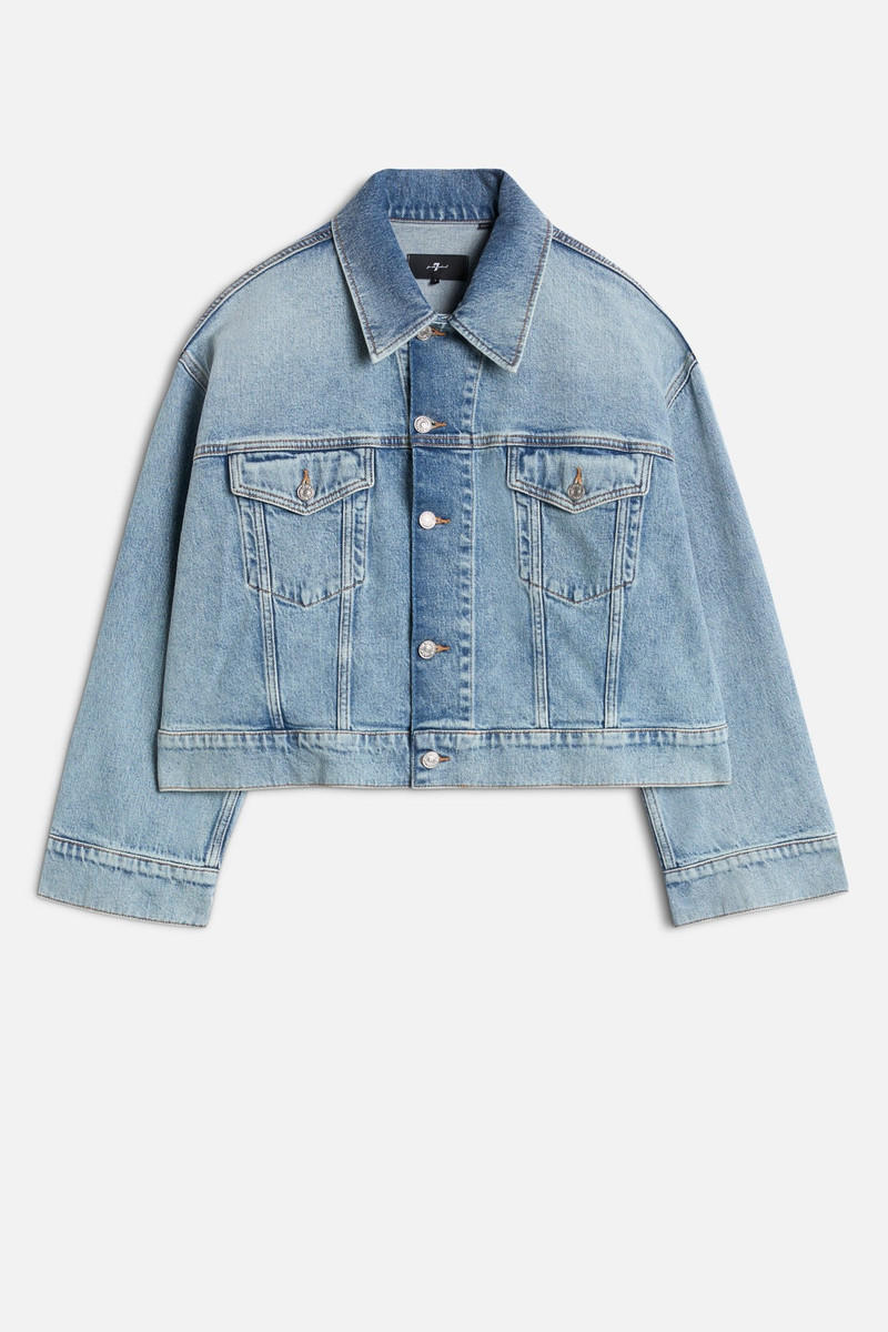 MANKIND Oli Cropped Trucker Jacket in Ode To 1