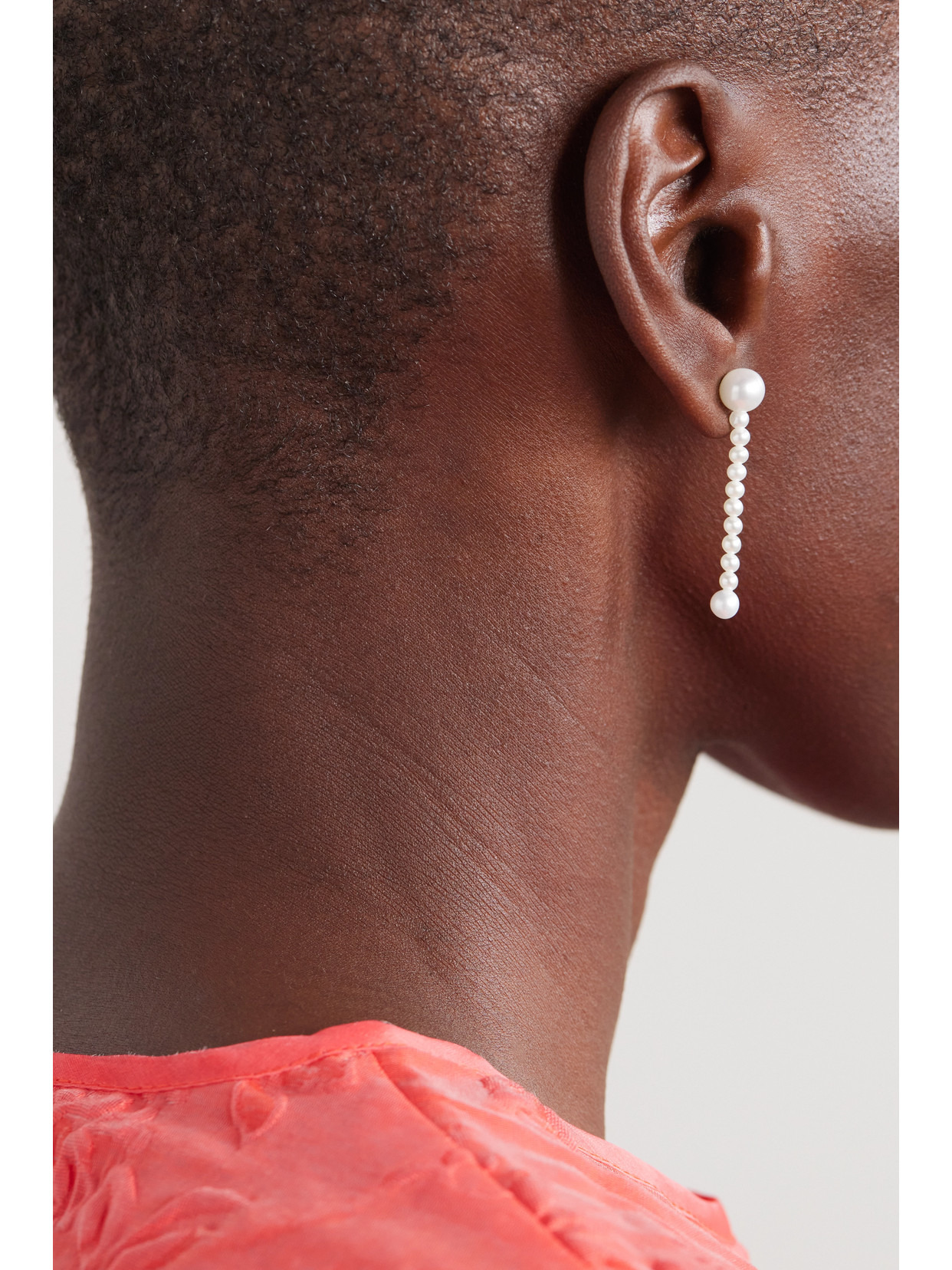Corinne 14-karat Recycled Gold Pearl Earrings - 2