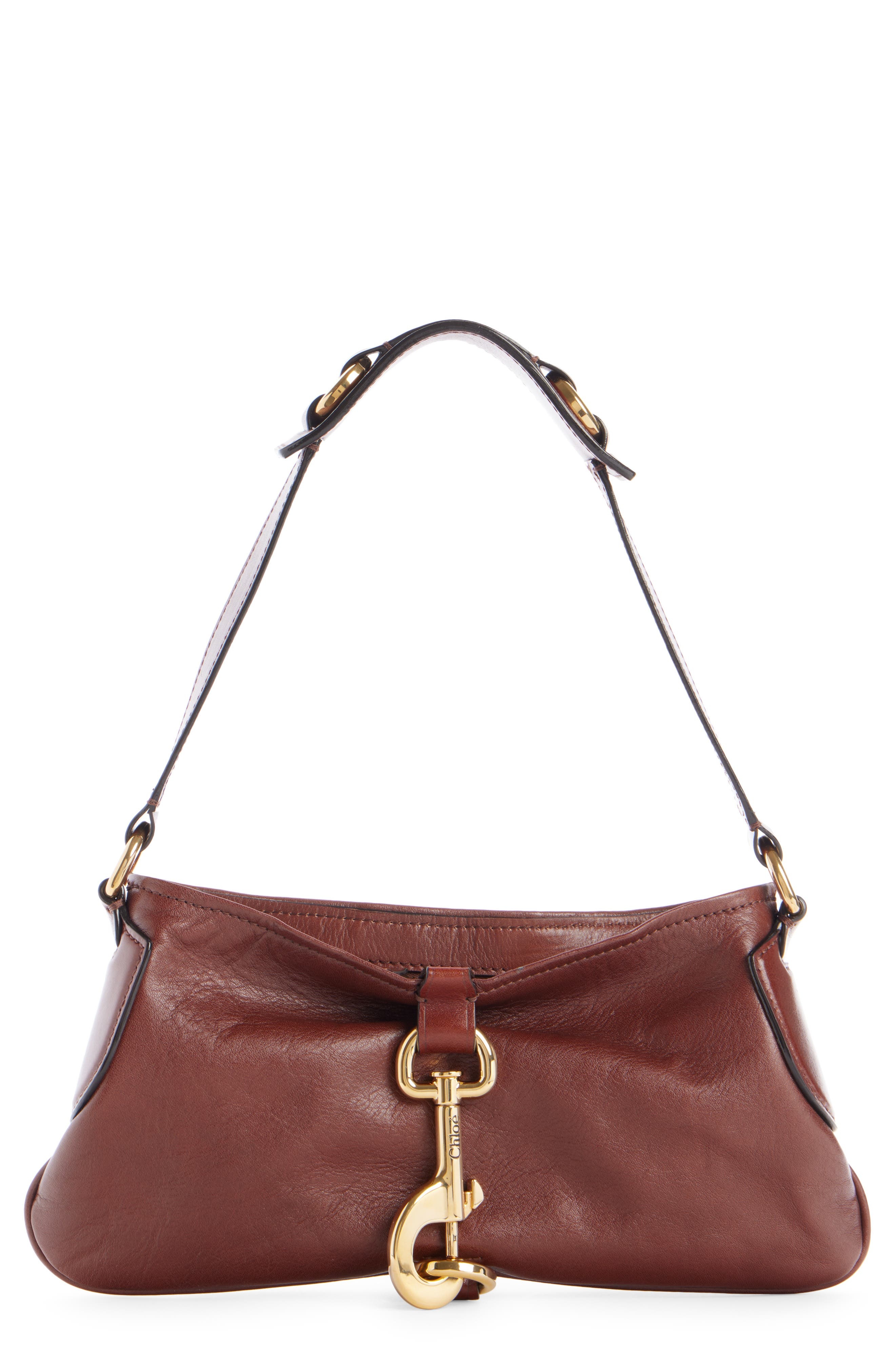 Chloé Kerala 25 Leather Shoulder Bag in 25A Dark Ebony at Nordstrom - 1