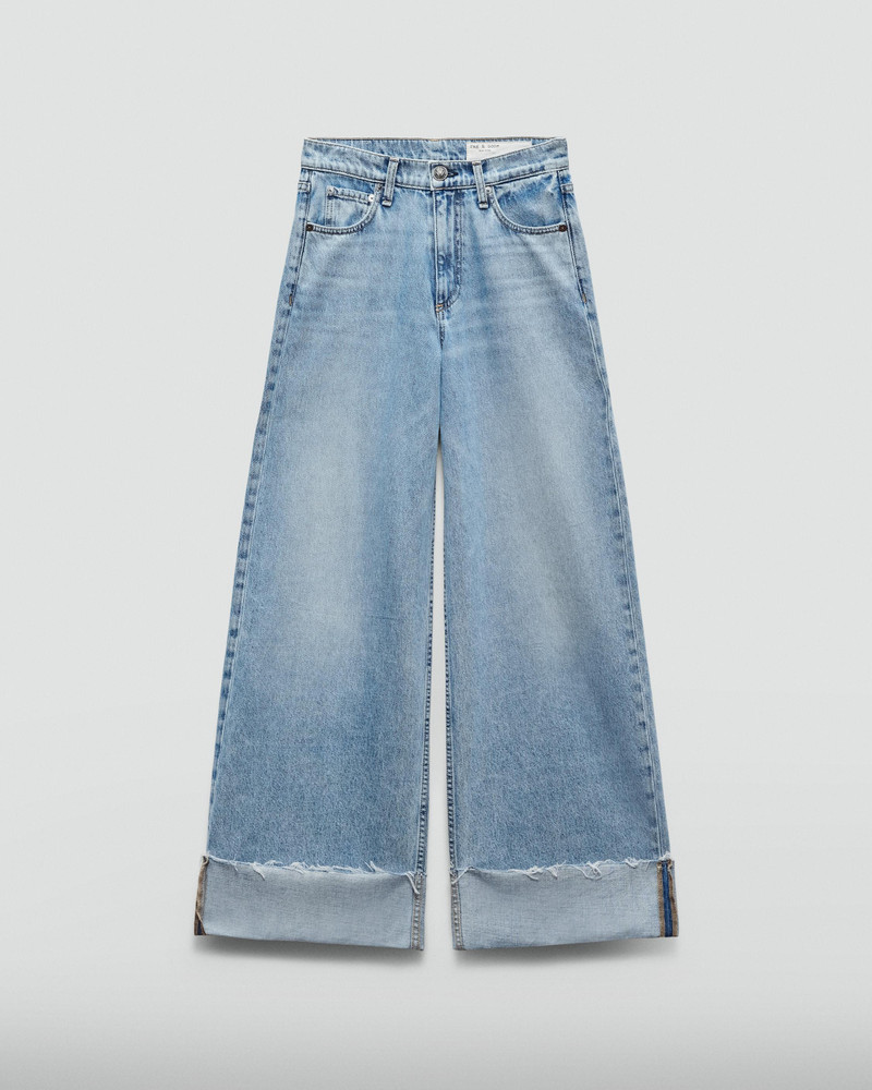 Sofie Ankle Ultra Wide-Leg - Mari High-Rise Lightweight Rigid Jean 1