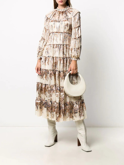 Zimmermann printed ruffle dress outlook