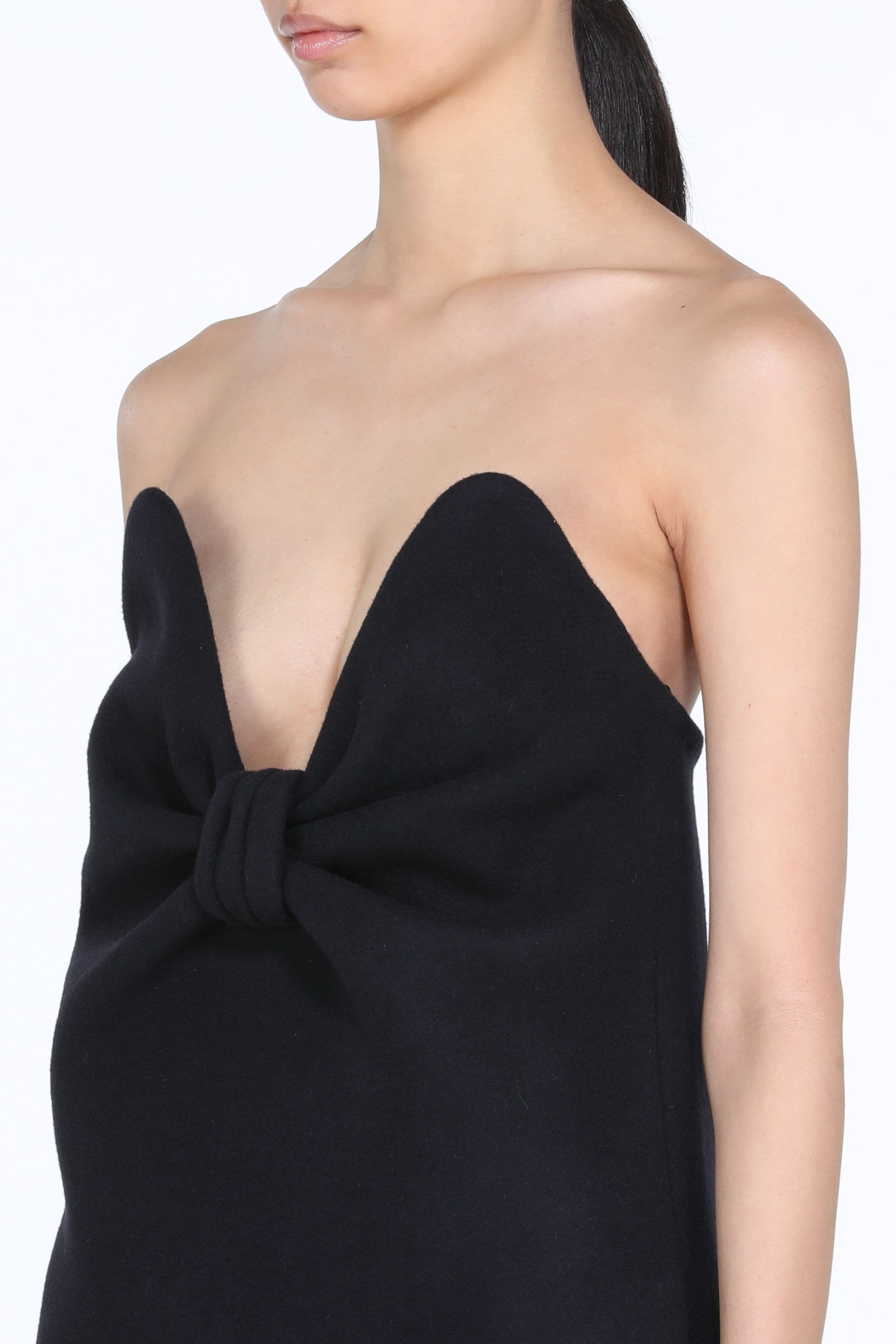 GATHERED MIDI DRESS - 5