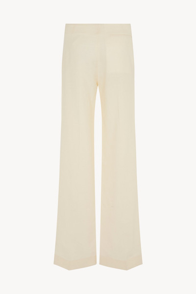 The Row Foulard Pant in Wool, Silk and Linen outlook