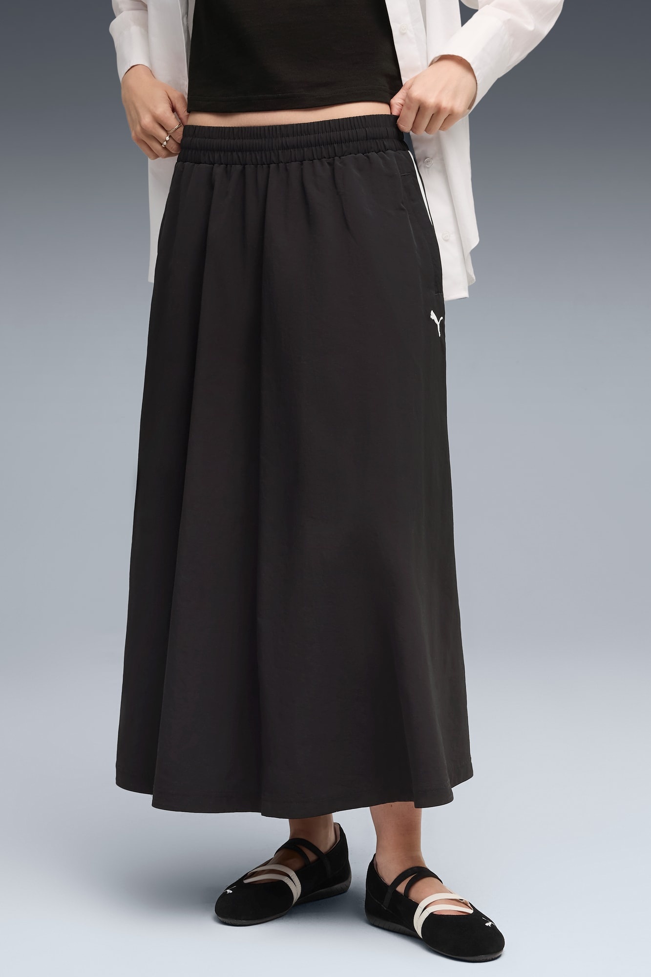 T7 Woven Midi Skirt Women - 3