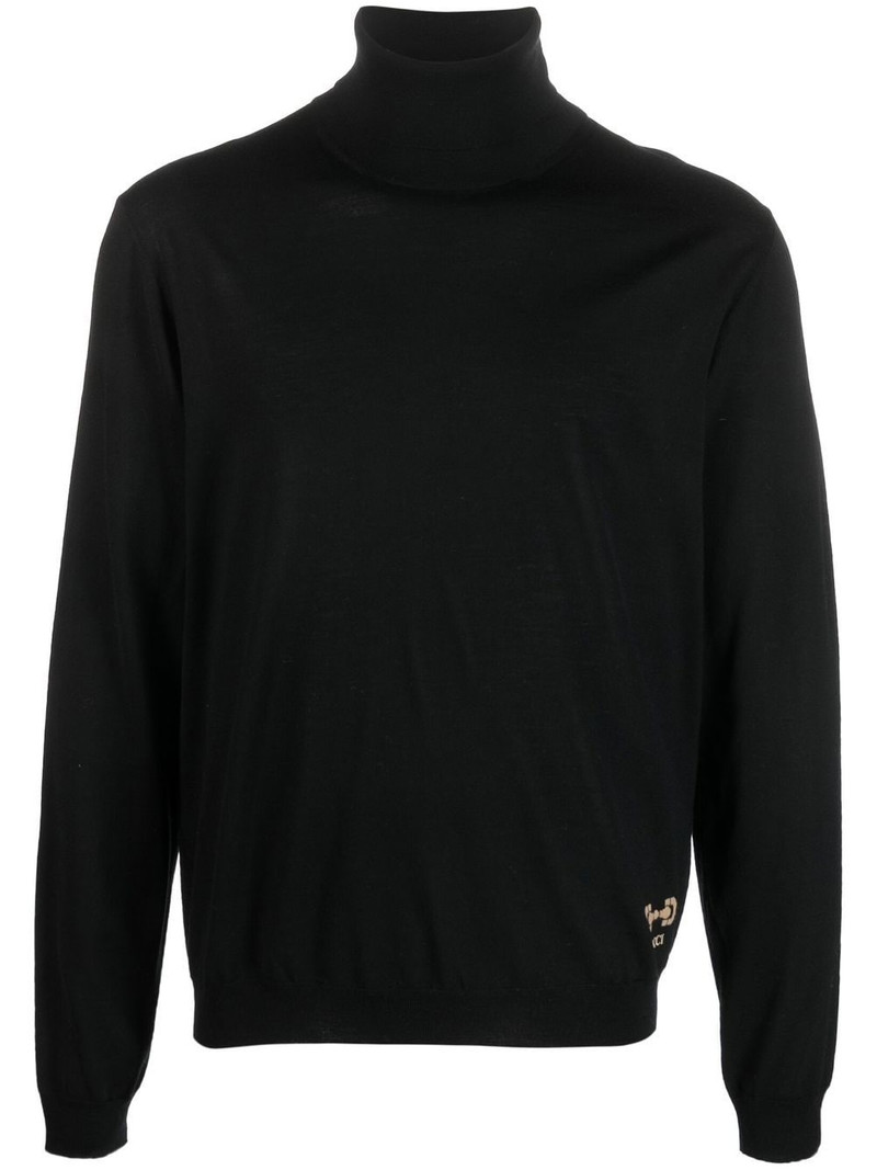horsebit-motif wool jumper 1