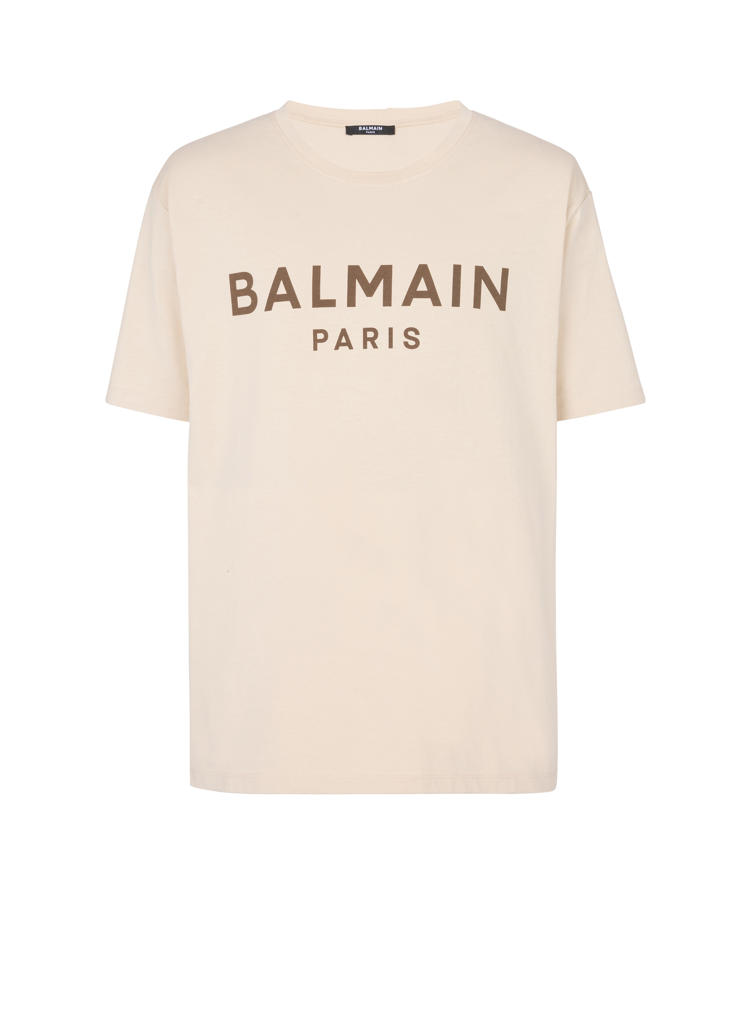 T-shirt with Balmain Paris print - 1