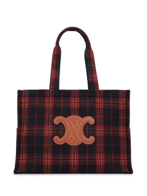 Celine Triomphe Wool Tote Bag - 1