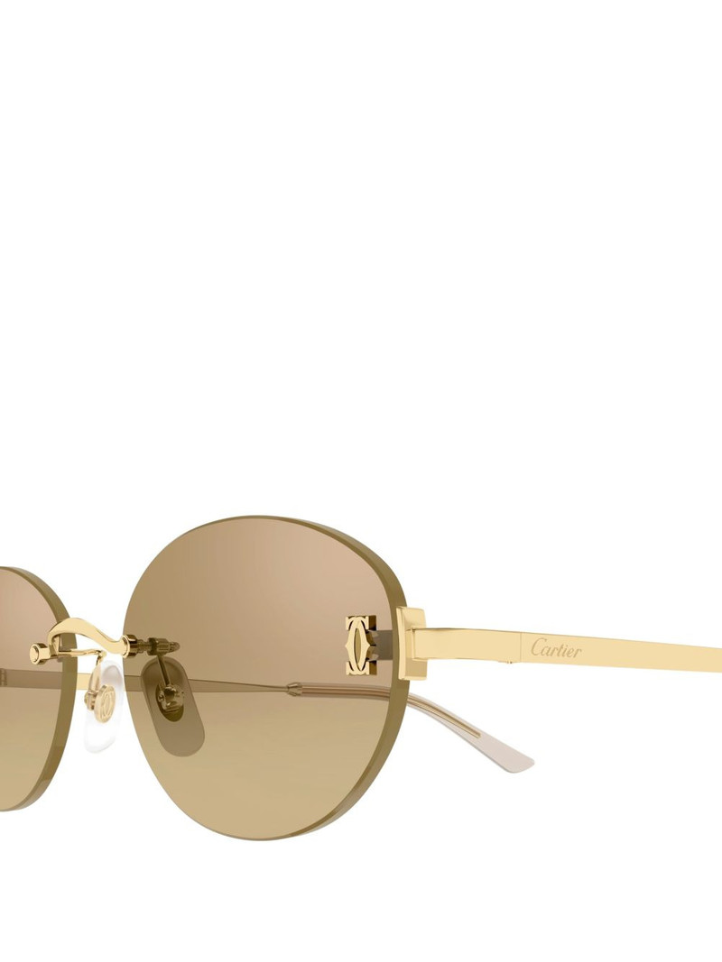 oval rimless sunglasses 3