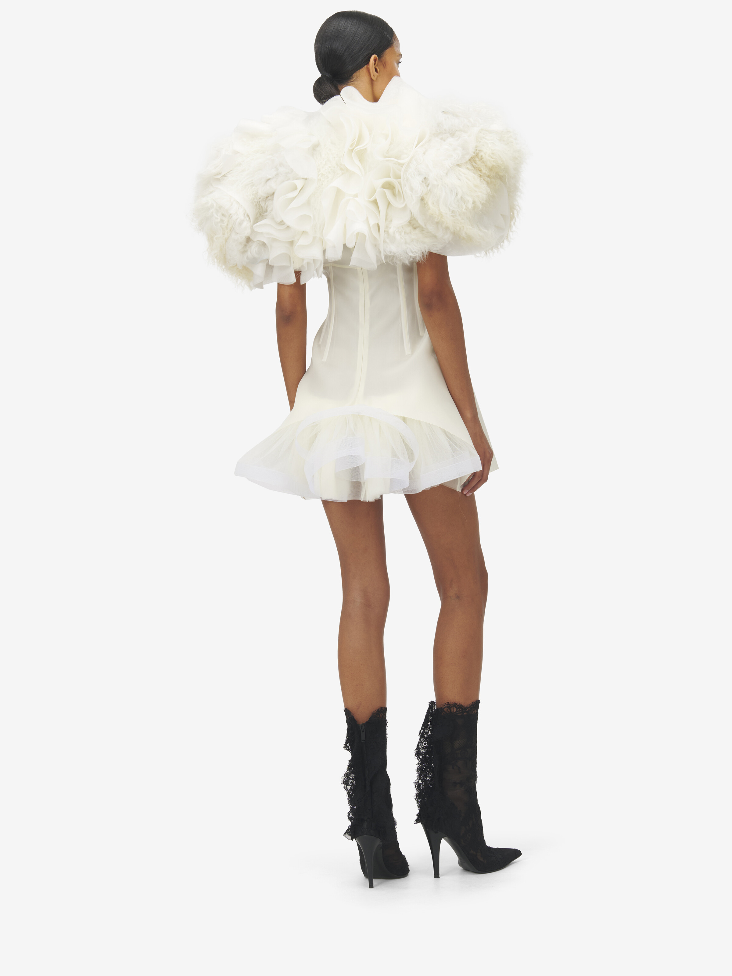 Hybrid Shearling Bolero - 5