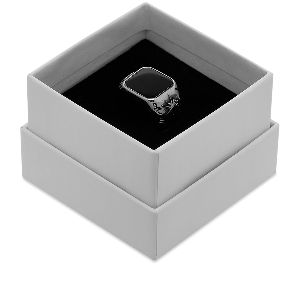 Alexander McQueen Stone Signet Ring - 3