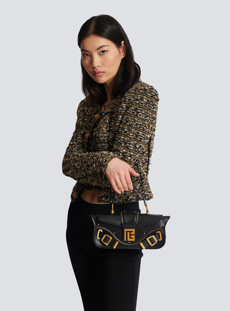Blaze clutch bag in smooth leather 9