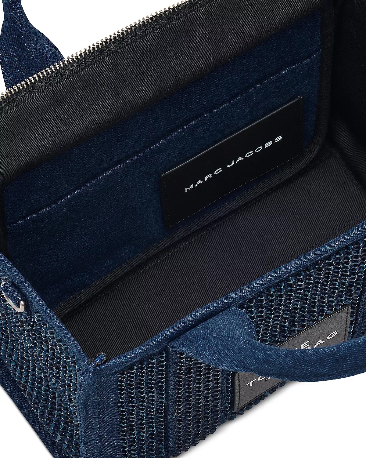 The Crystal Denim Small Tote Bag - 3