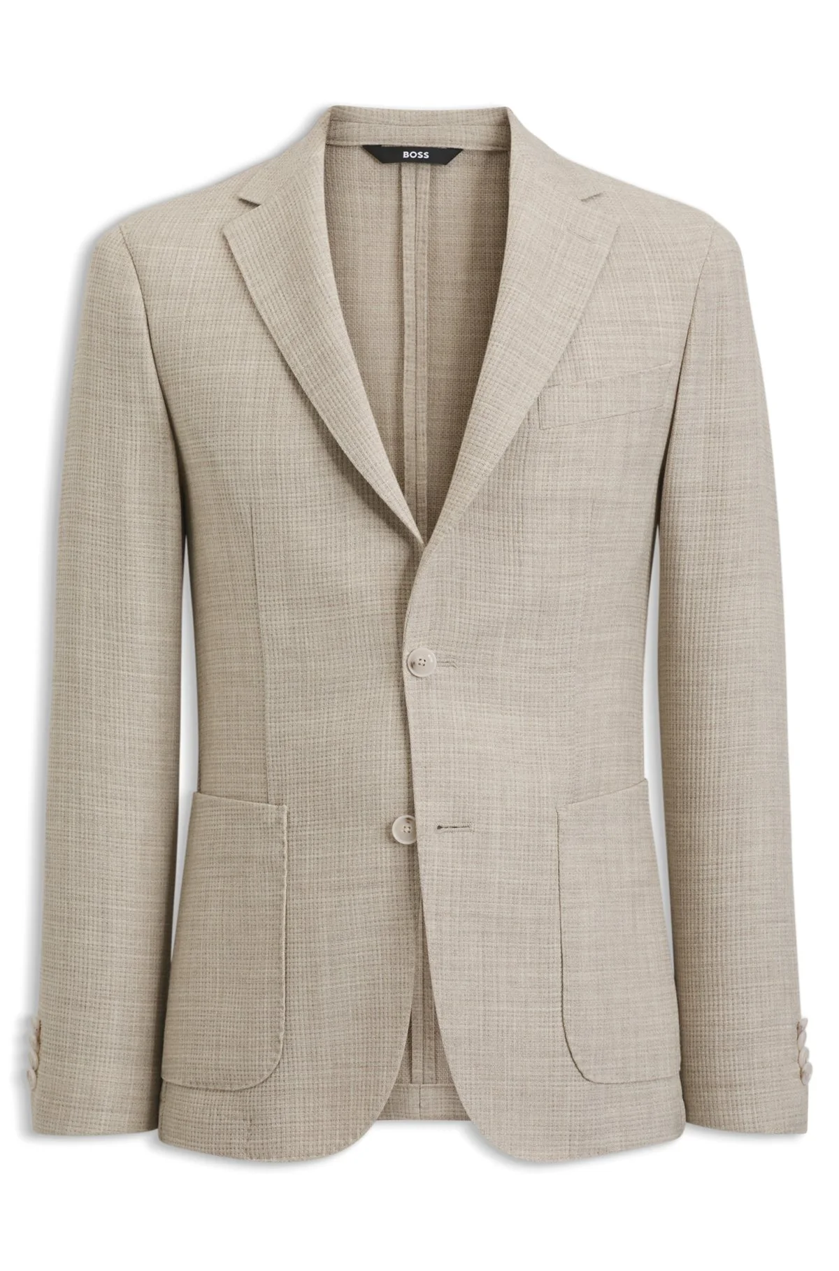 SLIM-FIT JACKET IN VIRGIN WOOL - 1
