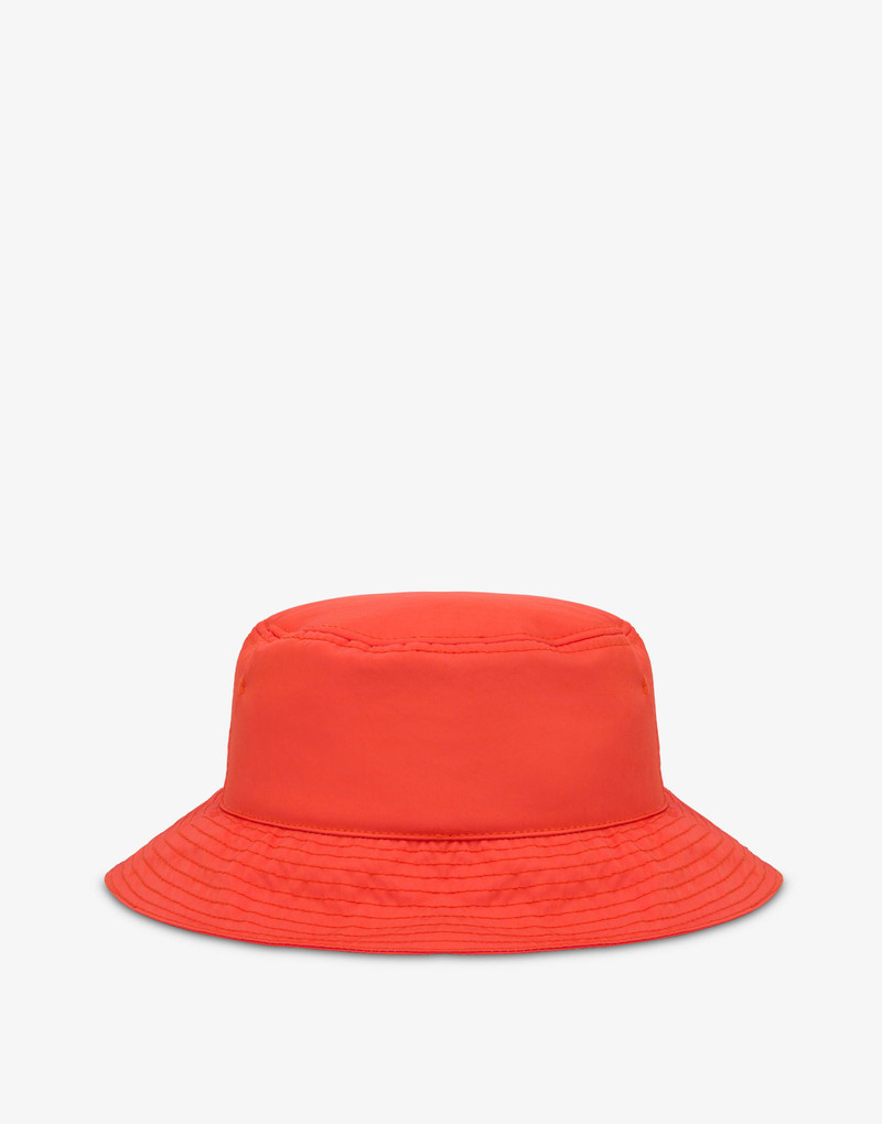 Moschino LOGO PATCH NYLON BUCKET HAT outlook