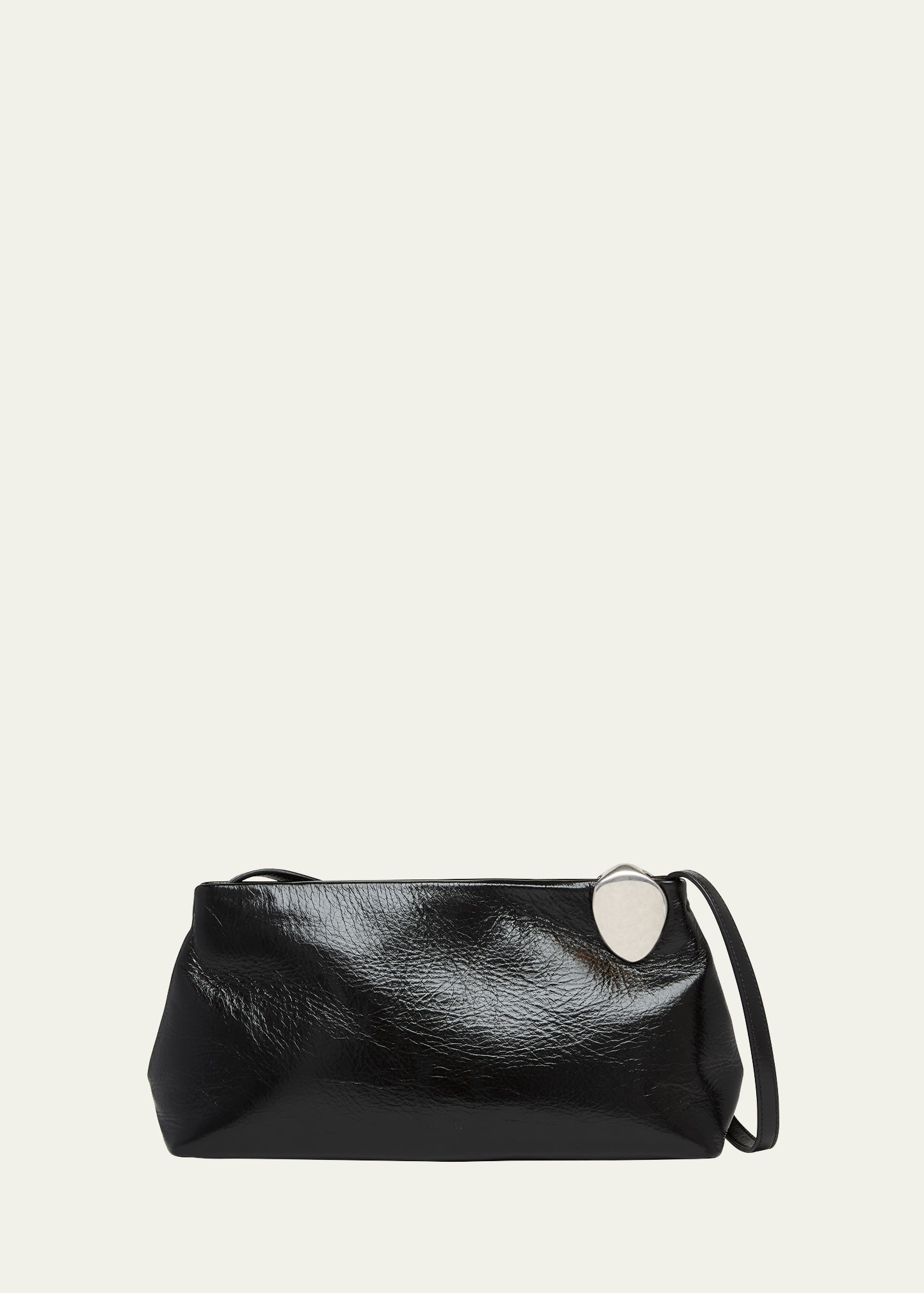Jewel Calfskin Leather Shoulder Bag - 1