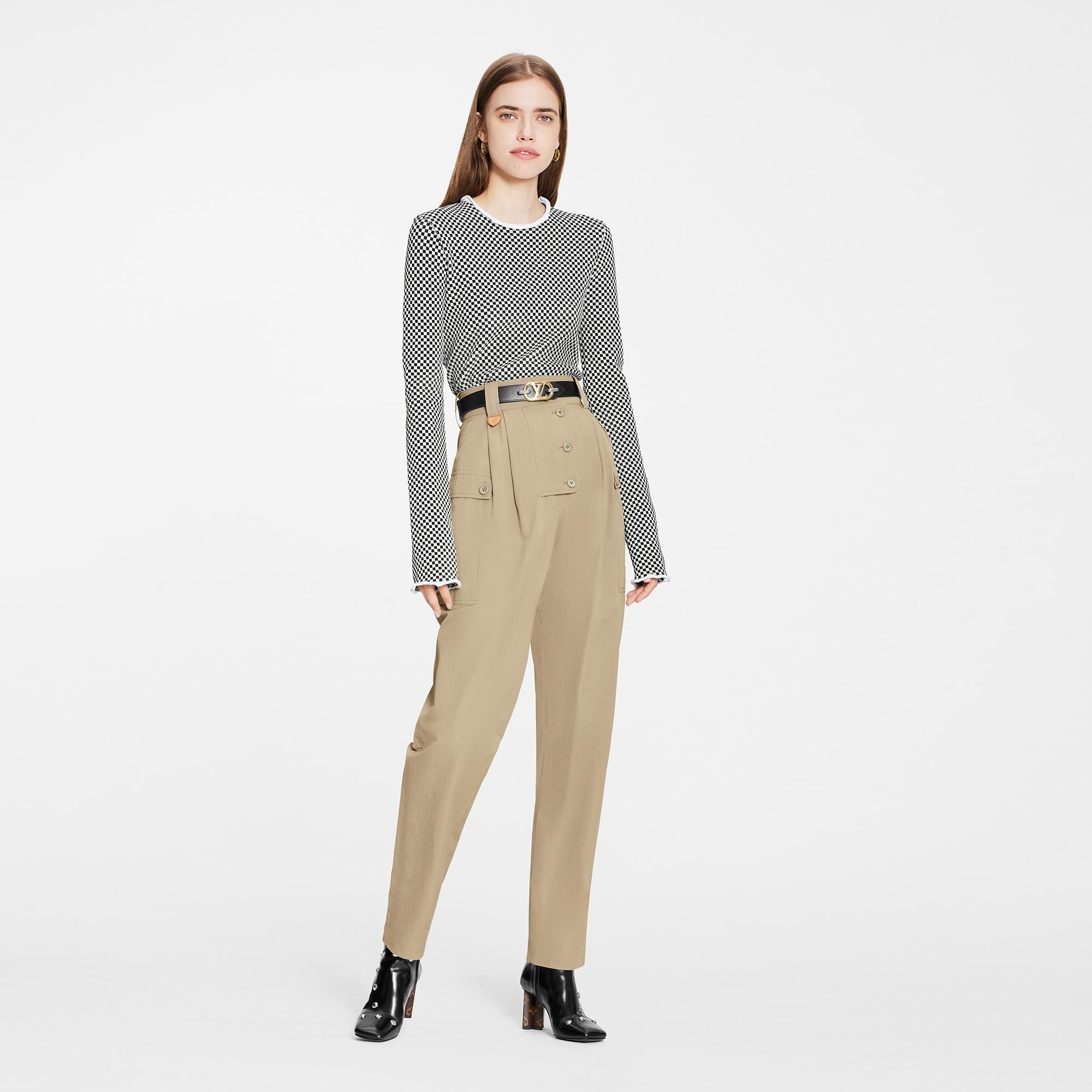 Safari-Style Carrot Pants - 2