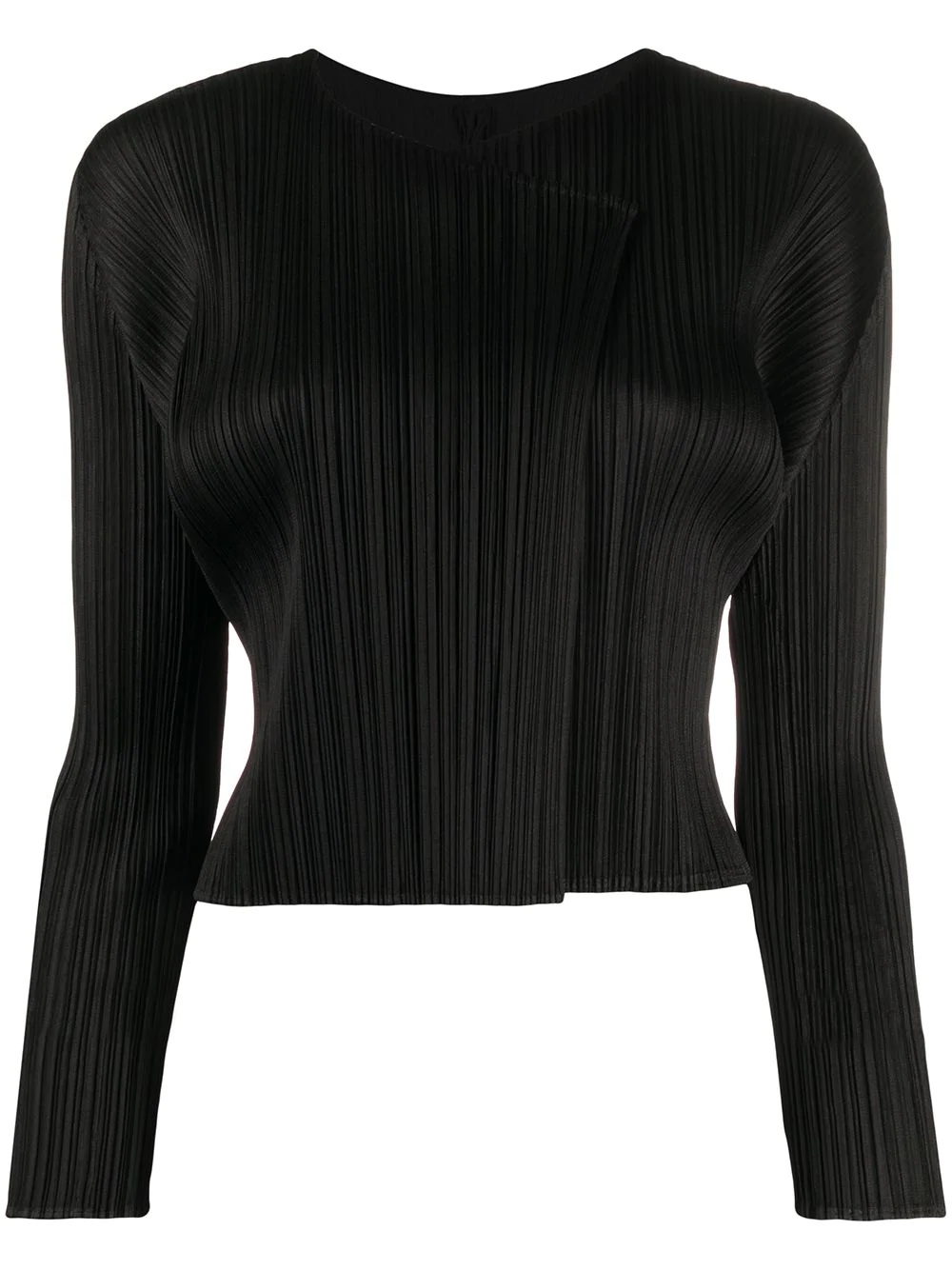 pleated cardigan - 1