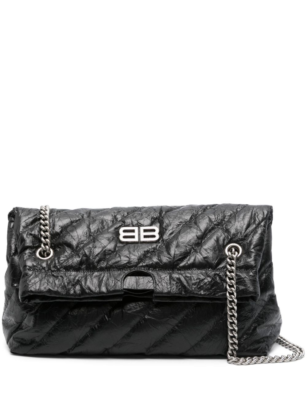 medium Crush quilted shoulder bag - 1
